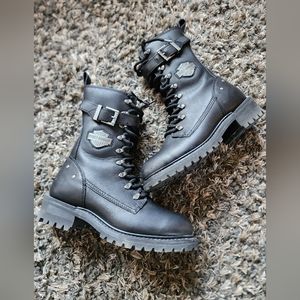 HOT DEAL | Harley Davidson Combat Boots (Black)